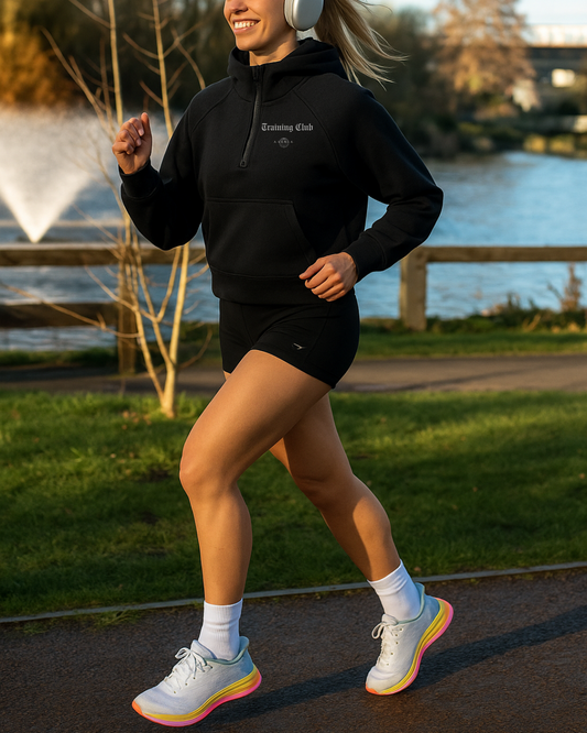 Cropped Half-Zip Hoodie Training Club